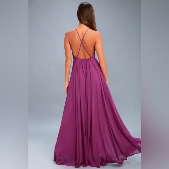 *SOLD* Lulu’s Mythical Kind of Love Maxi Dress Small - Picture 3 of 8